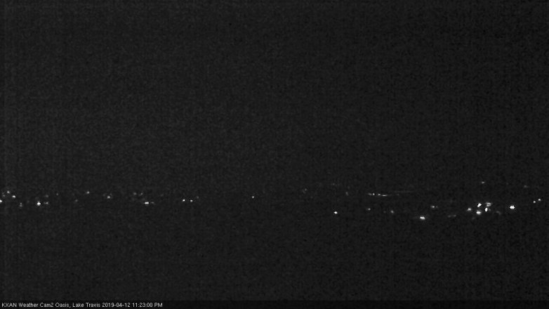 Lake Travis webcam, April 12, 2019 10:25 PM CT
