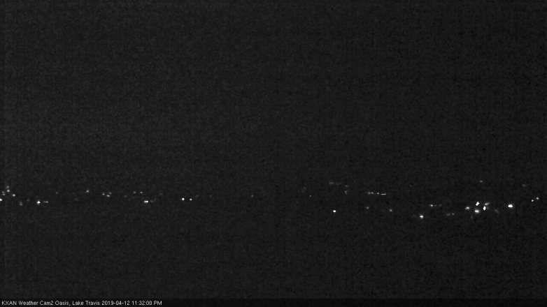 Lake Travis webcam, April 12, 2019 10:35 PM CT