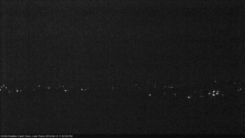 Lake Travis webcam, April 12, 2019 10:55 PM CT