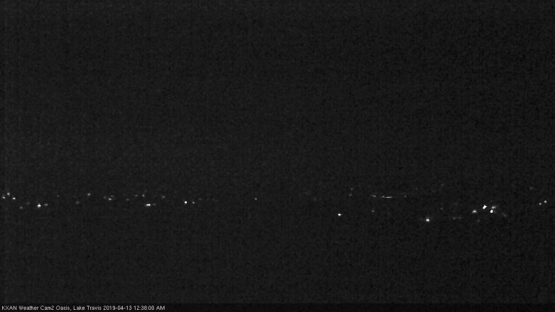 Lake Travis webcam, April 12, 2019 11:40 PM CT