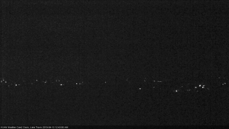 Lake Travis webcam, April 12, 2019 11:45 PM CT