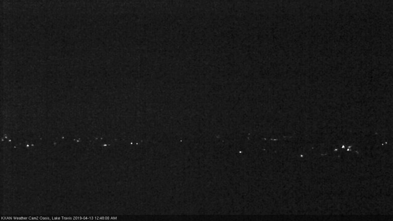 Lake Travis webcam, April 12, 2019 11:50 PM CT