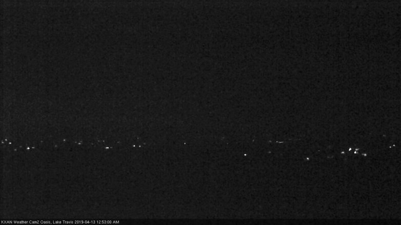 Lake Travis webcam, April 12, 2019 11:55 PM CT