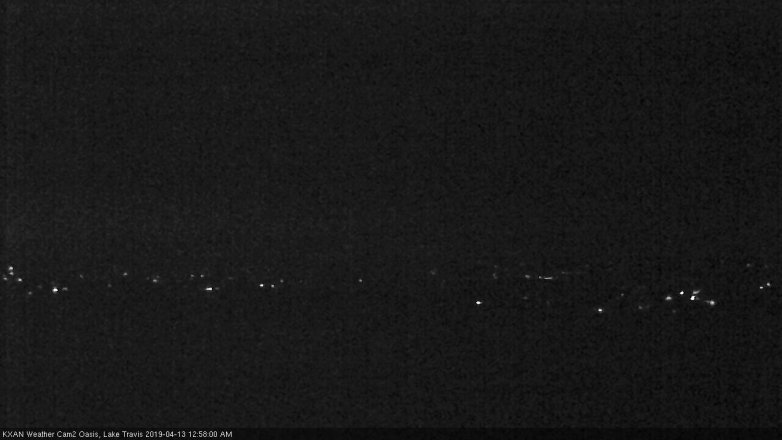 Lake Travis webcam, April 12, 2019 12:00 AM CT