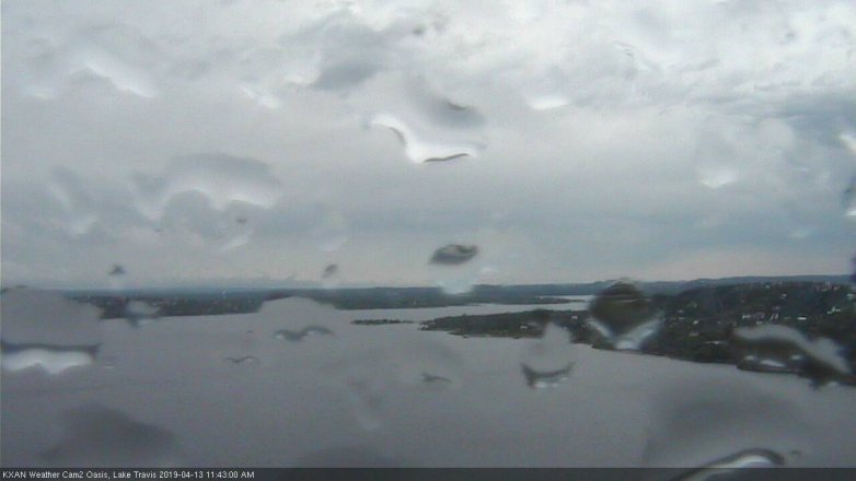 Lake Travis webcam, April 13, 2019 10:45 AM CT