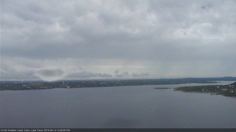 Lake Travis webcam, April 13, 2019 11:10 AM CT
