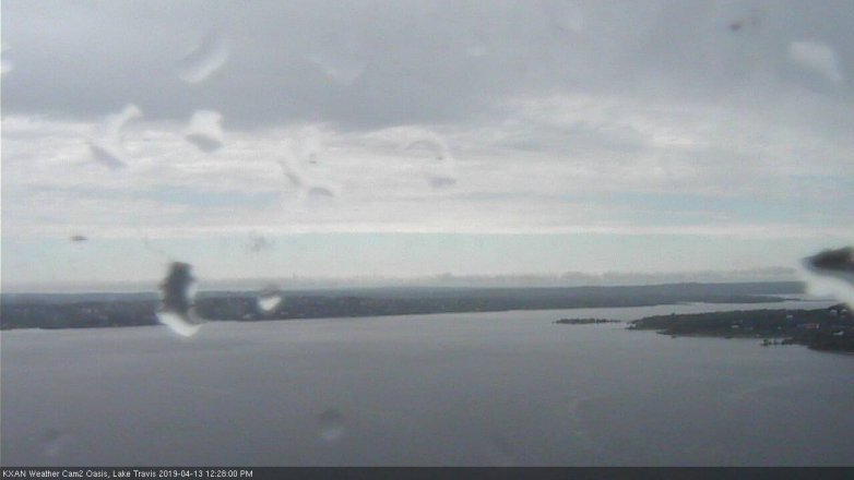 Lake Travis webcam, April 13, 2019 11:30 AM CT