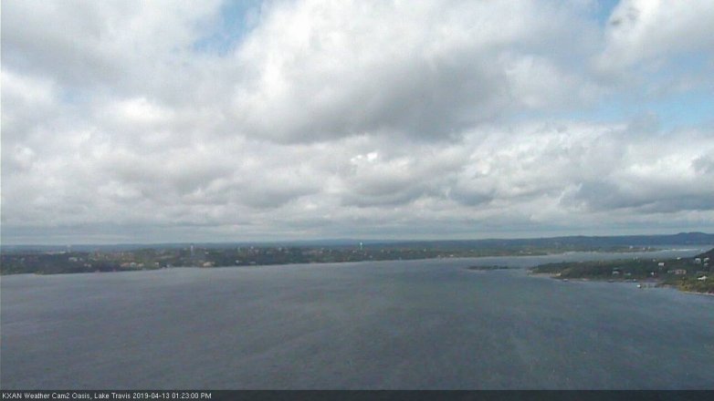 Lake Travis webcam, April 13, 2019 12:25 PM CT