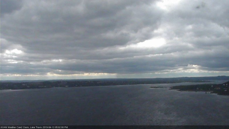 Lake Travis webcam, April 13, 2019 4:05 PM CT