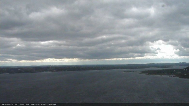 Lake Travis webcam, April 13, 2019 4:10 PM CT