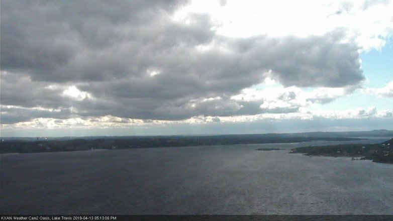 Lake Travis webcam, April 13, 2019 4:15 PM CT