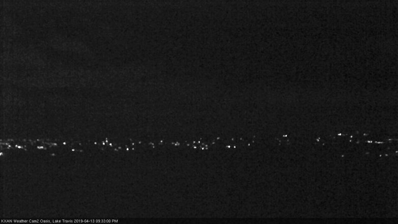 Lake Travis webcam, April 13, 2019 8:35 PM CT