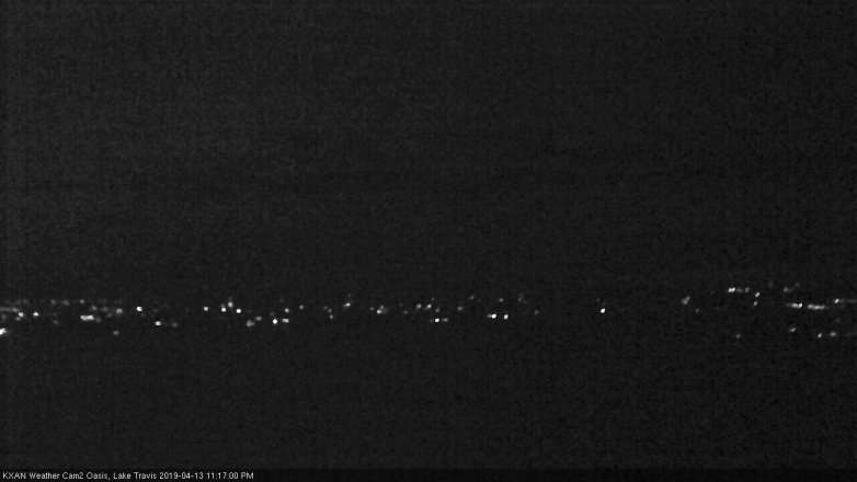 Lake Travis webcam, April 13, 2019 10:20 PM CT