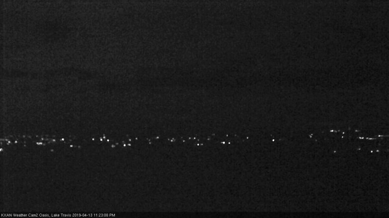 Lake Travis webcam, April 13, 2019 10:25 PM CT
