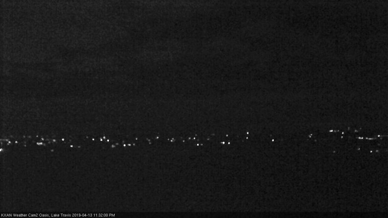 Lake Travis webcam, April 13, 2019 10:35 PM CT