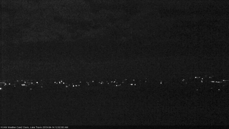 Lake Travis webcam, April 13, 2019 11:05 PM CT