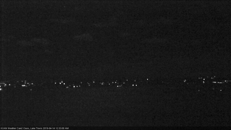 Lake Travis webcam, April 13, 2019 11:35 PM CT