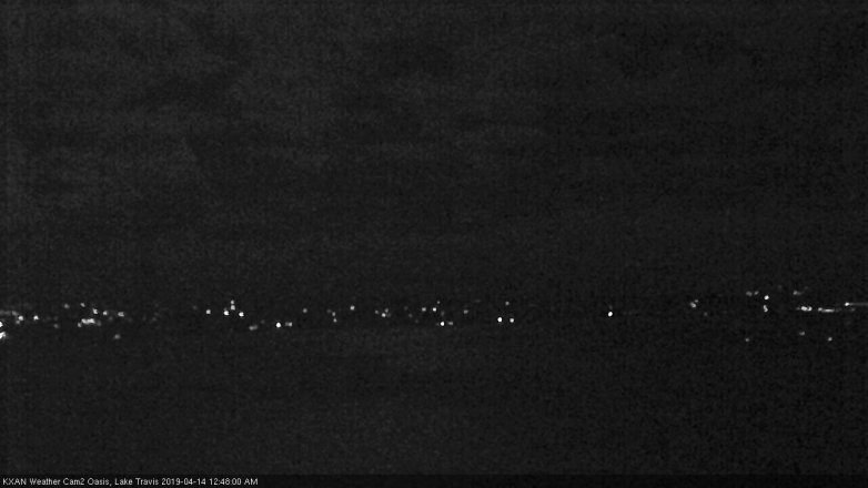 Lake Travis webcam, April 13, 2019 11:50 PM CT