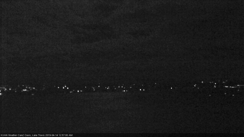 Lake Travis webcam, April 13, 2019 12:00 AM CT