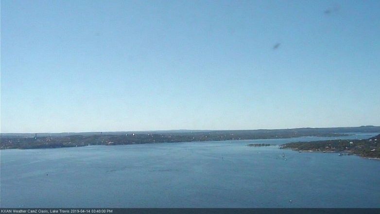 Lake Travis webcam, April 14, 2019 2:50 PM CT