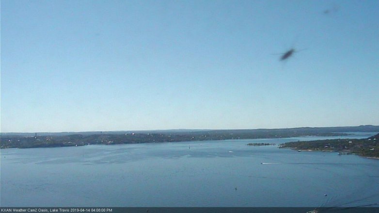 Lake Travis webcam, April 14, 2019 3:10 PM CT