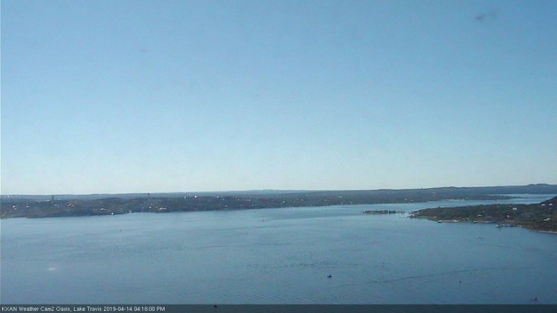 Lake Travis webcam, April 14, 2019 3:20 PM CT