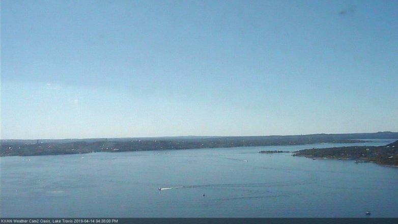 Lake Travis webcam, April 14, 2019 3:40 PM CT