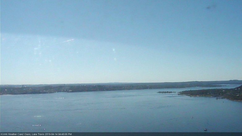 Lake Travis webcam, April 14, 2019 3:50 PM CT