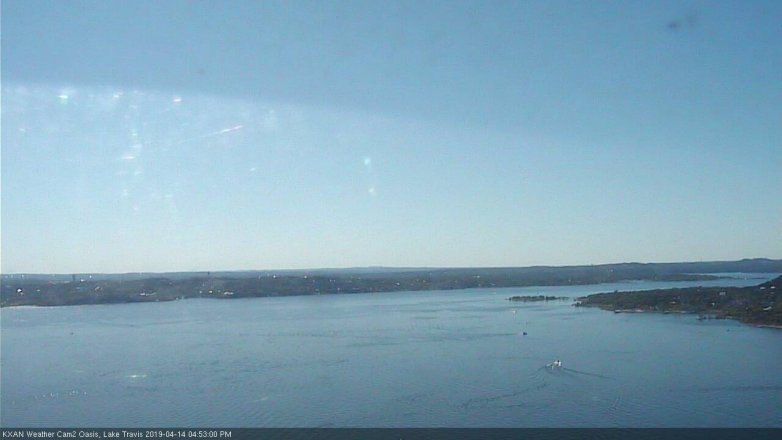 Lake Travis webcam, April 14, 2019 3:55 PM CT