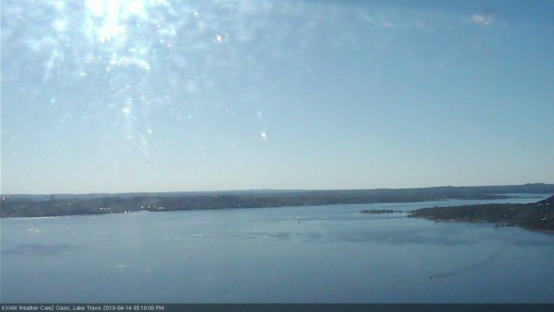 Lake Travis webcam, April 14, 2019 4:20 PM CT