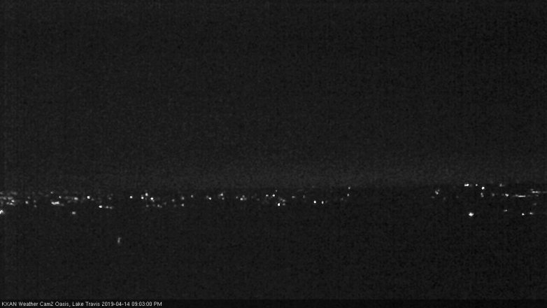 Lake Travis webcam, April 14, 2019 8:05 PM CT
