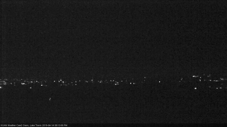 Lake Travis webcam, April 14, 2019 8:15 PM CT