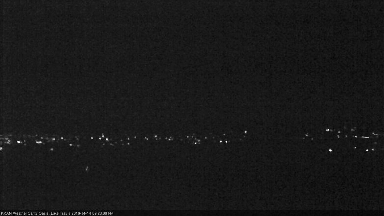 Lake Travis webcam, April 14, 2019 8:25 PM CT