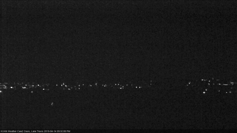 Lake Travis webcam, April 14, 2019 8:35 PM CT