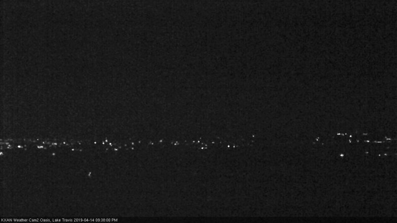 Lake Travis webcam, April 14, 2019 8:40 PM CT