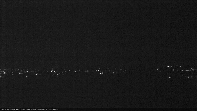 Lake Travis webcam, April 14, 2019 9:35 PM CT