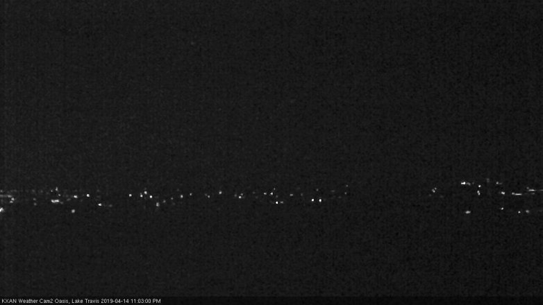 Lake Travis webcam, April 14, 2019 10:05 PM CT