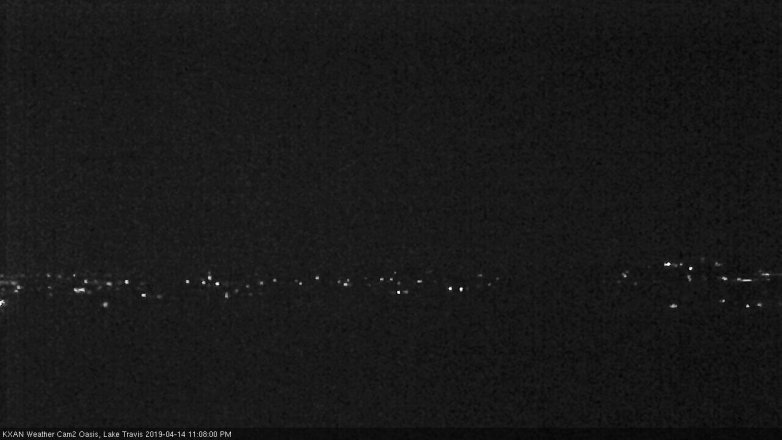 Lake Travis webcam, April 14, 2019 10:10 PM CT