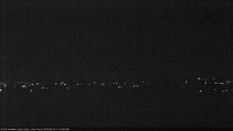 Lake Travis webcam, April 14, 2019 10:15 PM CT