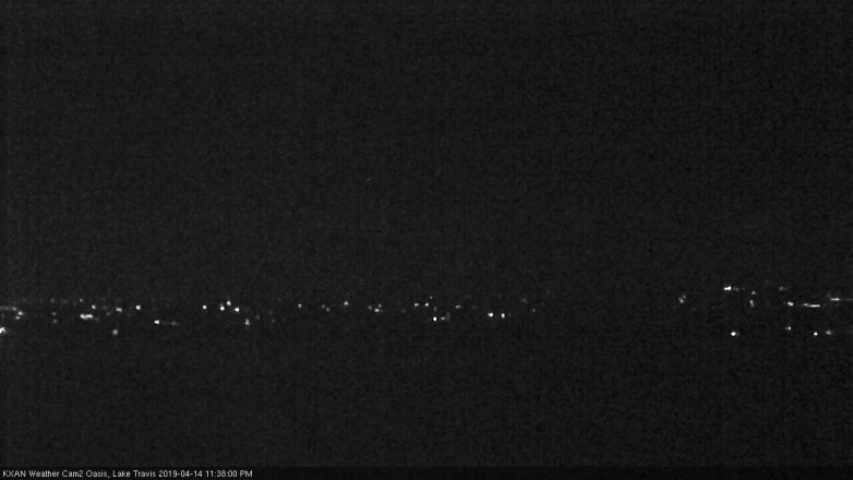 Lake Travis webcam, April 14, 2019 10:40 PM CT