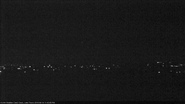 Lake Travis webcam, April 14, 2019 10:45 PM CT