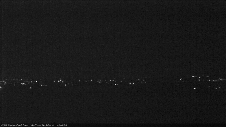 Lake Travis webcam, April 14, 2019 10:50 PM CT