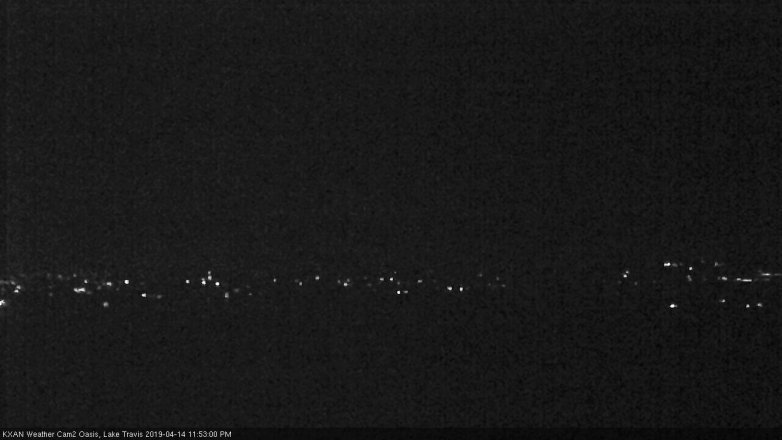 Lake Travis webcam, April 14, 2019 10:55 PM CT