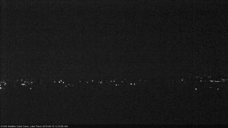Lake Travis webcam, April 14, 2019 11:35 PM CT