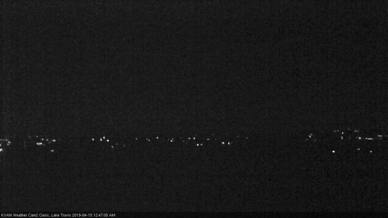 Lake Travis webcam, April 14, 2019 11:50 PM CT