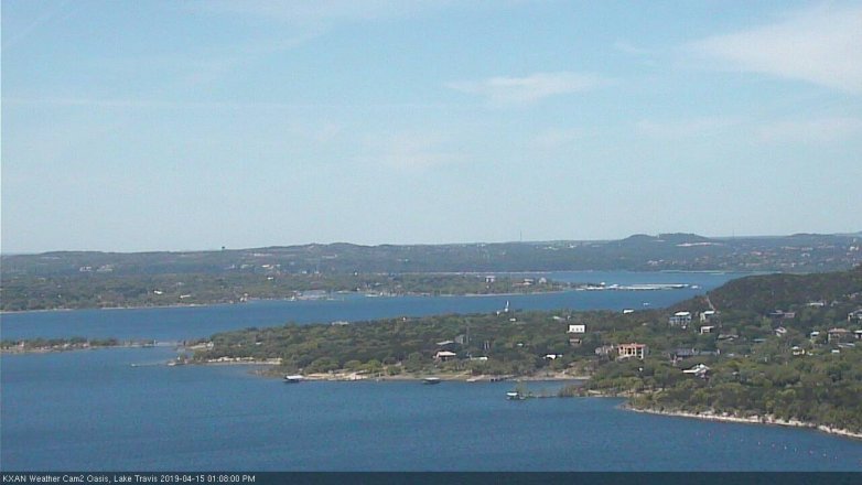 Lake Travis webcam, April 15, 2019 12:10 PM CT
