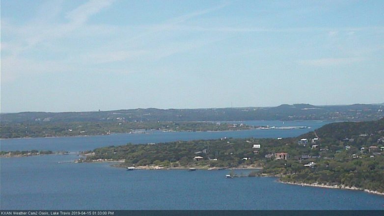 Lake Travis webcam, April 15, 2019 12:35 PM CT