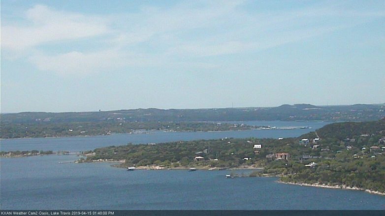 Lake Travis webcam, April 15, 2019 12:50 PM CT
