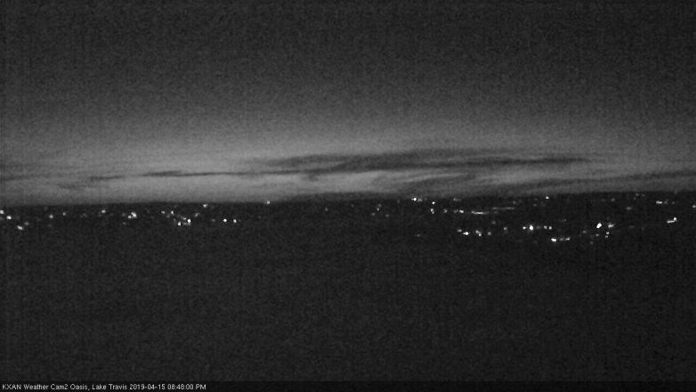 Lake Travis webcam, April 15, 2019 7:50 PM CT