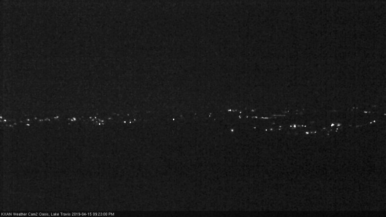 Lake Travis webcam, April 15, 2019 8:25 PM CT